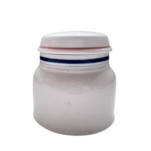 Royal Doulton Designs a la Carte Blue Line Jar Canister Lid 1984 Made in England